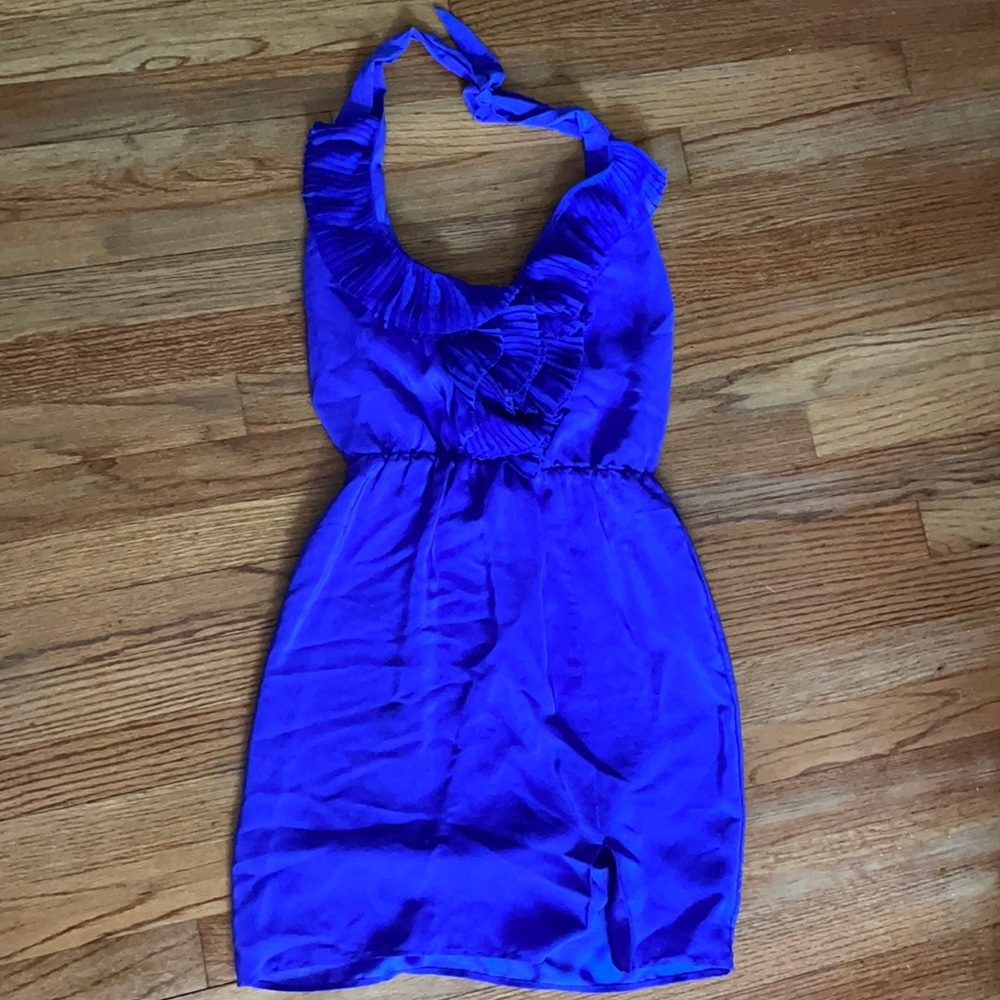 100% Silk Purple Blue Dress | Summer Stunner 😍